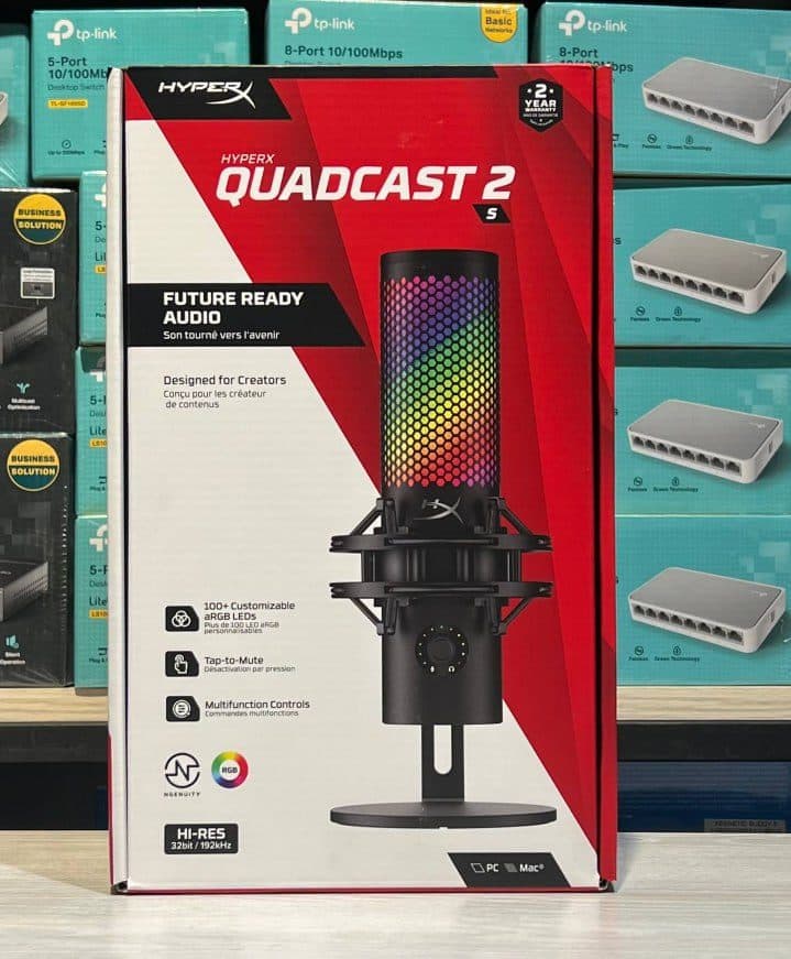 Микрофон HyperX QuadCast 2 S