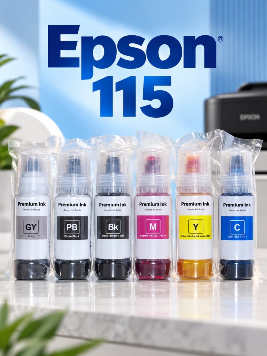 Epson 115 — 6 rangli printer siyohlari