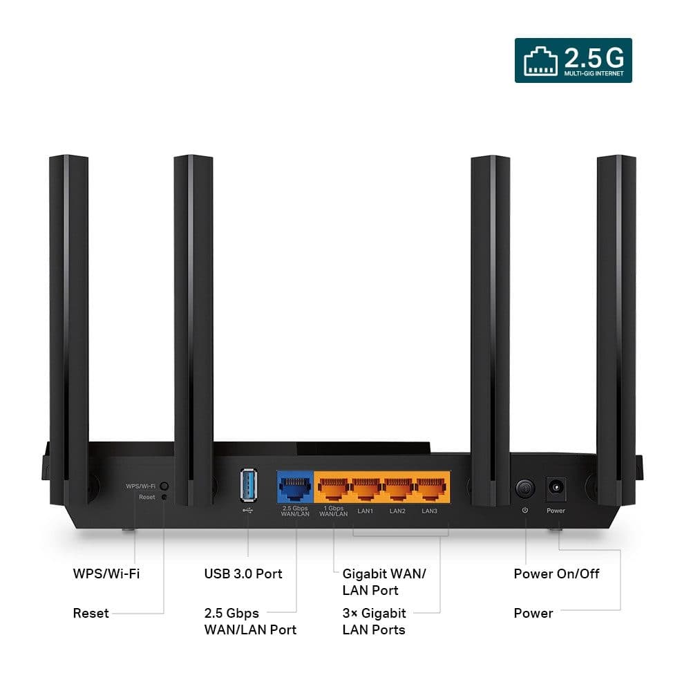 Мультигигабитный маршрутизатор TP-LINK Archer AX55 Pro