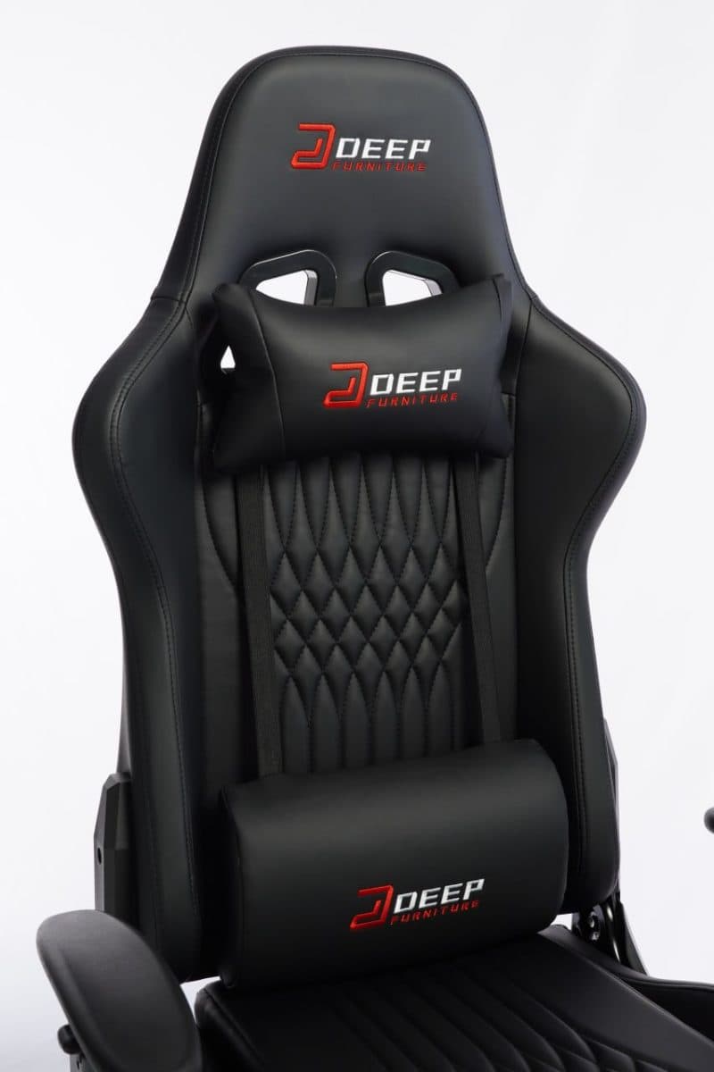 Игровое компьютерное кресло DEEP Furniture — чёрное