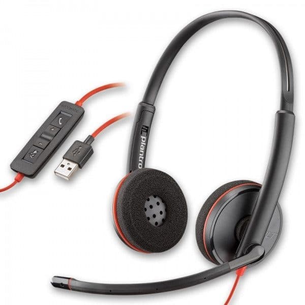 Компьютерная гарнитура Plantronics BlackWire C3220 ( USB-А - USB-C)