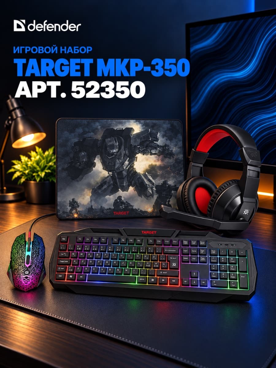 🎮 ИГРОВОЙ НАБОР DEFENDER TARGET MKP-350