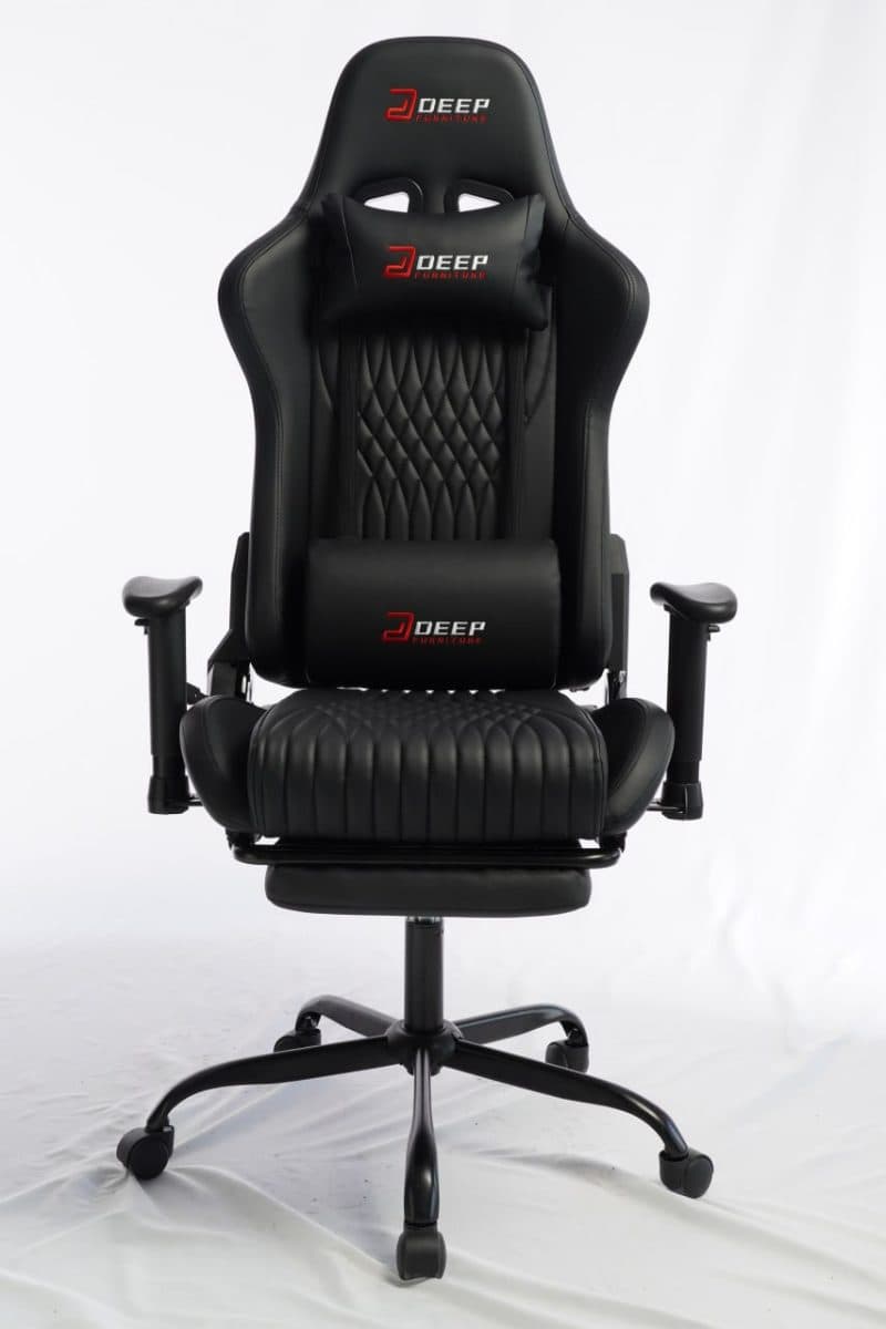 Игровое компьютерное кресло DEEP Furniture — чёрное