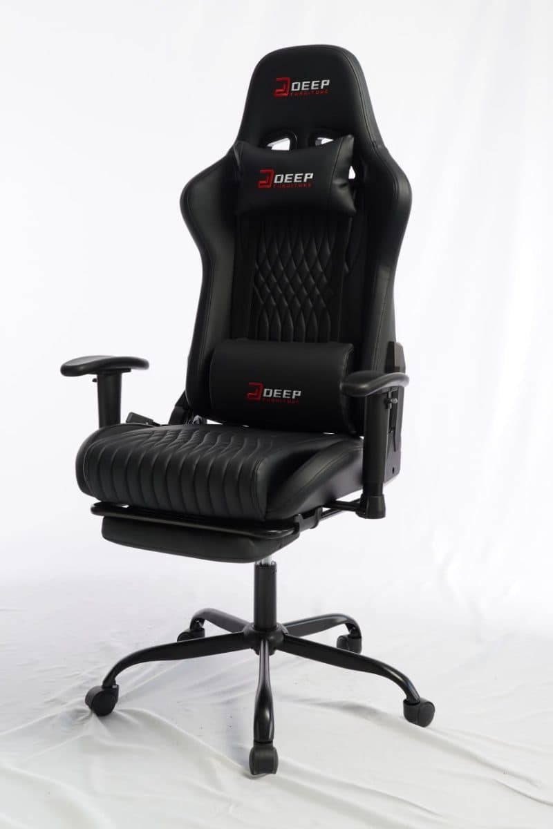 Игровое компьютерное кресло DEEP Furniture — чёрное