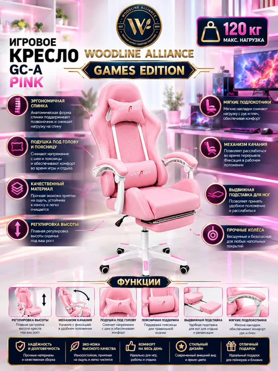 Игровые кресла GC-A Pinc