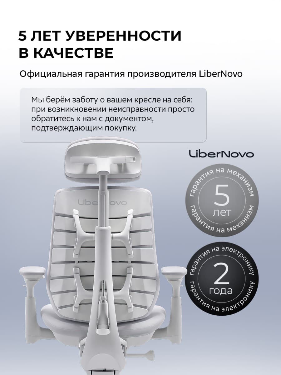Офисное кресло LiberNovo Maxis Airflow (Glacier)