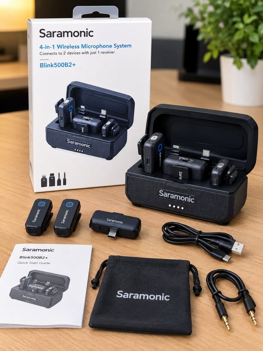 Беспроводная петличная микрофонная система Saramonic Blink500 B2+ 🎤
